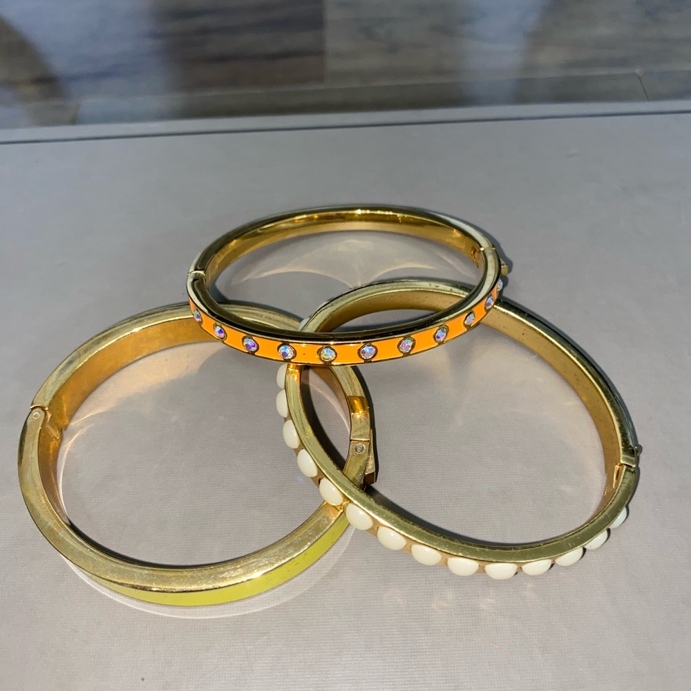 3 Gold Set Bracelets